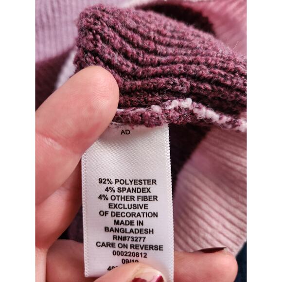 Elle Women's Cozy Colorblock Sweatshirt Sm - Picture 5 of 6